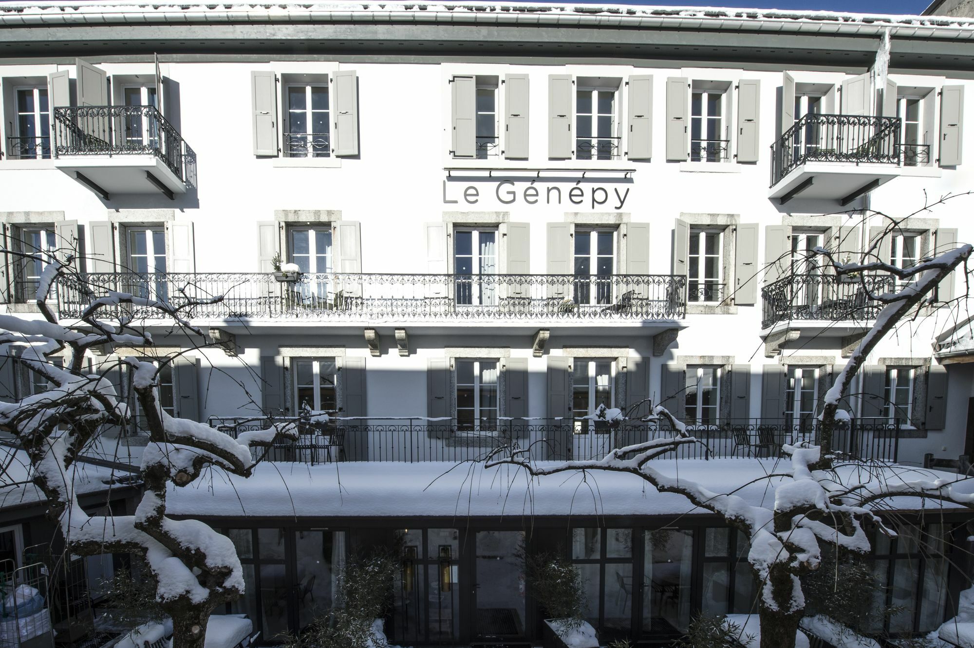 Le Genepy - Appart'Hotel De Charme Chamonix Bagian luar foto